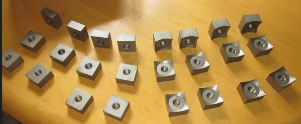 Square and concave knives